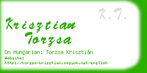 krisztian torzsa business card
